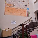 Podziemna Trasa Turystyczna w Przemyślu - widok na ścianę z mapą