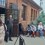 J. Sokołowska-Kowalczyk wizyta uczestników wyjazdu rewitalizacyjnego w Teatrze Tańca I Ruchu ROZBARK w Bytomiu